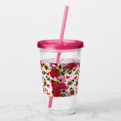 ビーミンスイートハニカム開花 アクリルタンブラー (裏面)