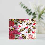 ビーミンスイートハニカム開花 シーズンポストカード (スタンド正面)