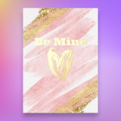 ビーミンピンクフェイクグリッターフォイルホリデーカード 箔シーズンカード