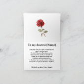 ビーミンフローララブフレーム シーズンカード (内部)