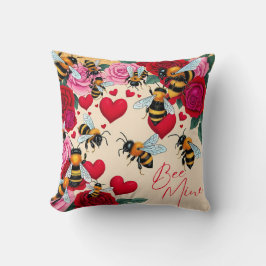ビーミンロマンチックフローラデザイン クッション