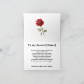 ビーミンロマンチックフローラデザイン シーズンカード (内部)