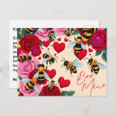 ビーミンロマンチックフローラデザイン シーズンポストカード (正面/裏面)