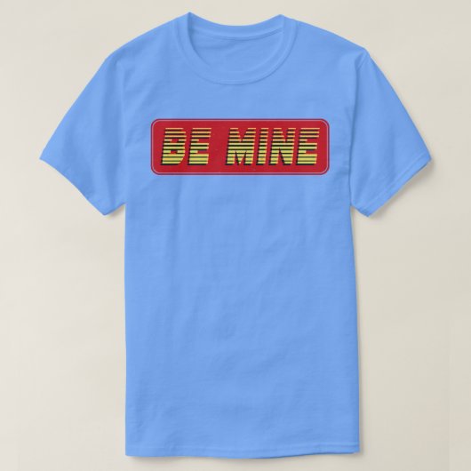 ビーミンヴィンテージレトロ文字 Tシャツ (デザイン正面)