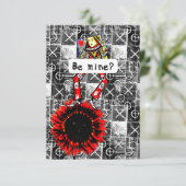 ビーミン踊りクイーンラスベガススタイルバレンタイン サンキューカード (スタンド正面)