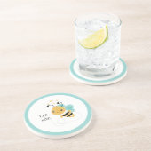 ビーミン（昆虫）マルハナバチイエローブラック コースター (側面)