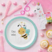 ビーミン(昆虫)マルハナバチイエローブラック ペーパープレート (パーティー)