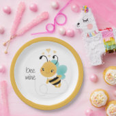 ビーミン（昆虫）マルハナバチイエローブラック ペーパープレート (パーティー)