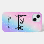 ビームから電話の体操にパーソナライズされた至る Case-Mate iPhoneケース (裏面 (横))