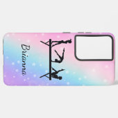 ビームから電話の体操にパーソナライズされた至る SAMSUNG GALAXYケース (左側面)