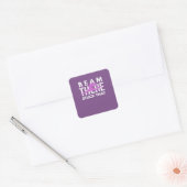 ビームが体操おもしろいデザイン スクエアシール (封筒)