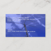 ビームとタワーのアマチュア無線通話サイン 名刺 (裏面)