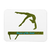 「ビームのクイーン」フレキシブルなフォトマグネット マグネット (横)