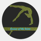 ビーム体操のクイーン ラウンドシール (正面)