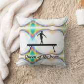 ビーム体操のパーソナライズされた女王 クッション (ブランケット)