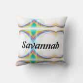 ビーム体操のパーソナライズされた女王 クッション (裏面)