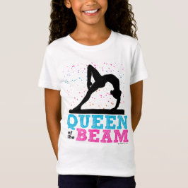 ビーム体操の女の子の女王 Tシャツ