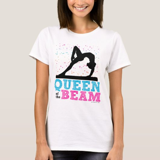 ビーム体操の女の子の女王 Tシャツ (正面)