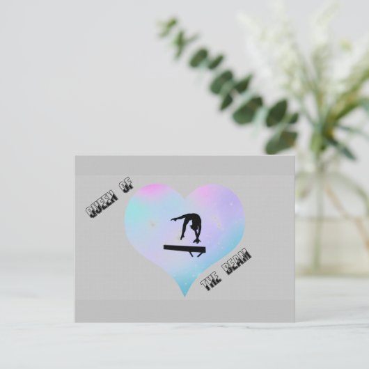 ビーム体操はがきクイーン ポストカード (スタンド正面)