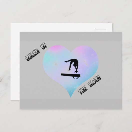 ビーム体操はがきクイーン ポストカード (正面/裏面)