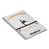 ビーム体操クラウンの女王 ノートブック (右側)