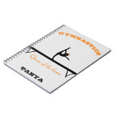 ビーム体操クラウンの女王 ノートブック (左側)