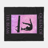 ビーム体操フリースブランケットの女王 フリースブランケット (正面(横))