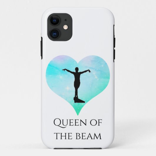 ビーム体操iPhoneケースの白い女王 Case-Mate iPhoneケース (裏面)