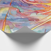 ビーム太陽の放射 ラッピングペーパー (角)