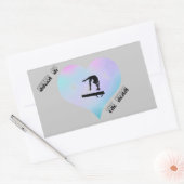 ビーム長方形体操ステッカーの女王 長方形シール (封筒)