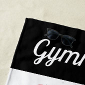 ビーム・シルバー・スターズの体操クイーン ビーチタオル (インサイチュ)