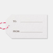 ビーメリークリスマスホリデーギフトラベル ギフトタグ (裏面横)