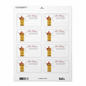 ビーメリービーキーパーのホリデーラベルとハイブ ラベル (フルシート)