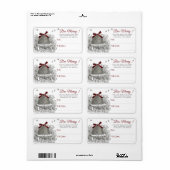 ビーメリービーキーパーズホリデーシッピングラベル ラベル (フルシート)