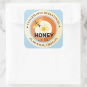 ビーモダンとフラワーアイボリーハニージャー スクエアシール (バッグ)