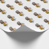 ビーモダンアー&応援おもしろい装飾漫画 ラッピングペーパー (角)