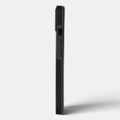 ビーモダンスタイリッシュブラックモノグラム Case-Mate iPhoneケース (裏面 / 左)