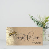 ビーモダンミツバチハニーギフトカード (スタンド正面)