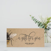 ビーモダンミツバチハニーギフトカード (スタンド正面)