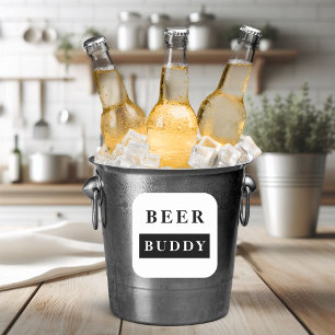 ビーモダンルバディブラックおもしろい引用文 スクエアシール