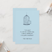 ビーユアエマーソン引用文バーケージ カード (正面/裏面インサイチュ)