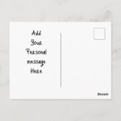 ビーユービューティフルレタリングカラフルブライト ポストカード (裏面)