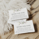 ビーラベンダーワイルドフラワーズブックベビー エンクロージャーカード