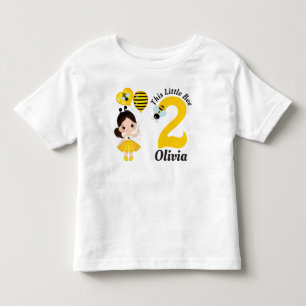 ビーリトルカワイガール誕生日幼児Tシャツ トドラーTシャツ