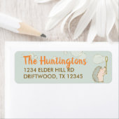 ビーリーかわいい差出人住所ラベル ラベル (インサイチュ)