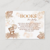 ビーリーウェイキュートベアフローラブックのベビー エンクロージャーカード (正面)