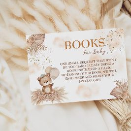 ビーリーウェイキュートベアフローラブックのベビー エンクロージャーカード