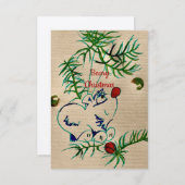 ビーリークリスマスカード アドバイスカード (正面/裏面)