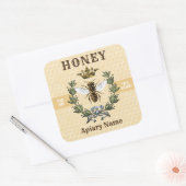 ビーリースとクラウンハニージャー スクエアシール (封筒)