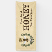 ビーリースとクラウンハニー 横断幕 (縦)